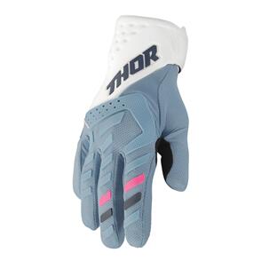 THOR MX 2025 WOMENS SPECTRUM GLOVES BL/WH 