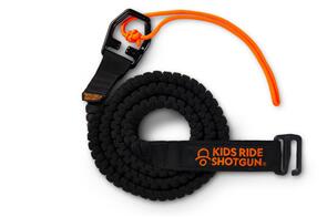 KIDS RIDE SHOTGUN MTB TOW ROPE BLACK QUICKFIT