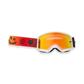 FOX RACING MOTO 2025 MX MAIN HELLO FUTURE GOGGLE-WHITE/YELLOW