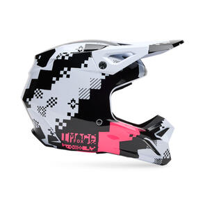 FOX RACING MOTO MX V1 DIGI IMAGE HELMET BLACK/PINK