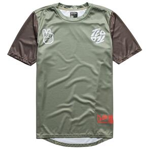 TROY LEE DESIGNS YOUTH FLOWLINE SS JERSEY FLIPPED OLIVE