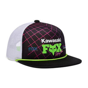 FOX RACING FOX LIFESTYLE YOUTH FOX X KAWI SNAPBACK HAT BLACK