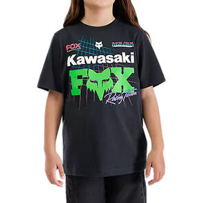 FOX RACING FOX LIFESTYLE YOUTH FOX X KAWI SS TEE-BLACK