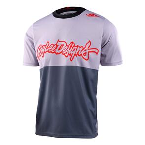 TROY LEE DESIGNS 2023 YOUTH FLOWLINE SS JERSEY SCRIPTER CHARCOAL