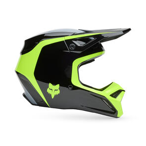 FOX RACING MOTO 2025 MX V1 FLOW HELMET BLACK/YELLOW