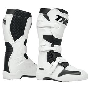 THOR MX 2025 BLITZ XR BOOTS WHITE BLACK