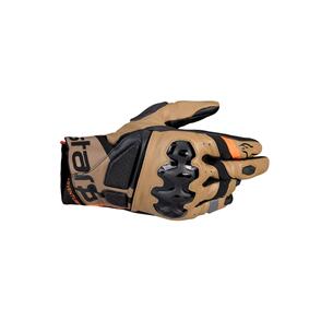 ALPINESTARS ROAD  BELIZE DRYSTAR V3 GLOVES BLACK/GOBI/BROWN SAND