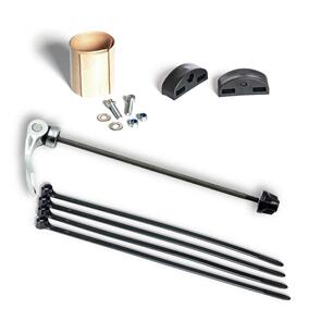 OLD MAN MOUNTAIN FRONT FIT KIT, ROAD/MTN FRONT 5MM QR KIT, FOR X 100MM HUB