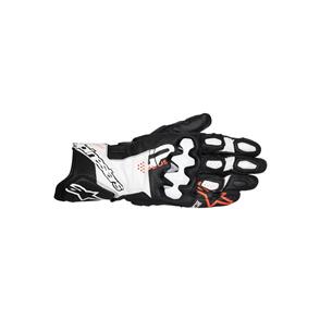 ALPINESTARS ROAD  GP PLUS R V3 GLOVES BLACK/WHITE/RED FLUORO