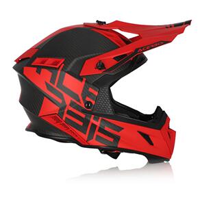 ACERBIS STEEL CARBON RED HELMET 
