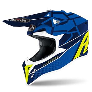 AIROH WRAAP MOOD BLUE GLOSS HELMET