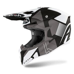 AIROH WRAAP RAZE MATT BLACK HELMET 