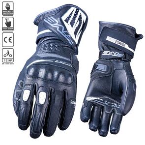 FIVE WOMENS RFX SPORT RACE BLACK/WHITE GLOVES