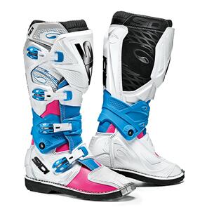 SIDI WOMENS X-3 LEI PINK/WHITE MX BOOTS 