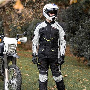 MOTODRY ADVENT-TOUR TREKKER JACKET BLK/GRY/FLU