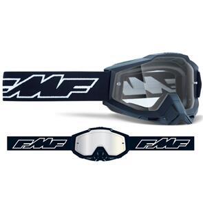 FMF POWERBOMB GOGGLE ROCKET BLACK CLEAR LENS
