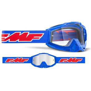 FMF *FMF POWERBOMB GOGGLE ROCKET BLUE CLEAR LENS