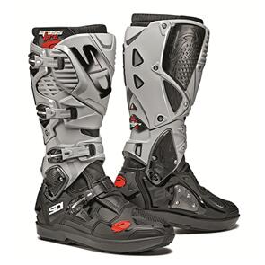 SIDI CROSSFIRE3 SRS BLACK/ASH MX BOOTS SIDI