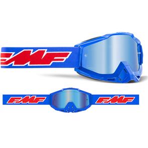 FMF POWERBOMB GOGGLE ROCKET BLUE MIRROR BLUE LENS