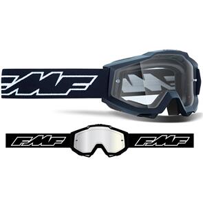 FMF POWERBOMB YOUTH GOGGLE ROCKET BLACK CLEAR LENS