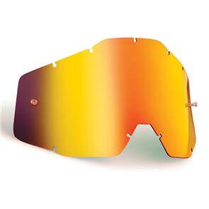 FMF POWERBOMB/POWERCORE LENS ANTI-FOG RED MIRROR/SMOKE