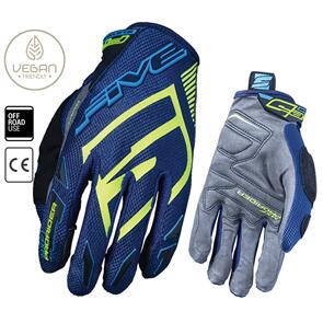 FIVE MXF PRORIDER GREENWATER/FLURO YELLOW GLOVES