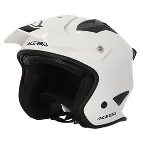 ACERBIS JET ARIA ECE 22-06 WHITE OPEN FACE HELMET