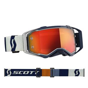 SCOTT PROSPECT GOGGLE GREY/DARK BLUE ORANGE CHROME WORKS LENS SCOTT