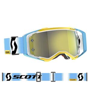 SCOTT PROSPECT GOGGLE DAYS ARG WHITE/BLUE YEL CHROME WORKS