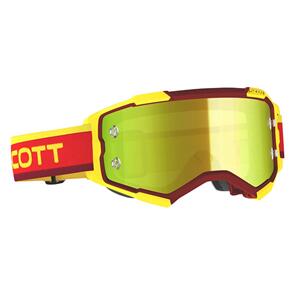 SCOTT *FURY GOGGLE RED/YELLOW YELLOW CHROME WORKS SCOTT