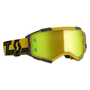 SCOTT *FURY GOGGLE YELLOW/BLACK YELLOW CHROME WORKS SCOTT