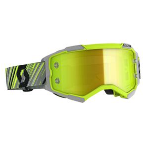 SCOTT *FURY GOGGLE YELLOW/GREY YELLOW CHROME WORKS SCOTT