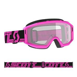 SCOTT PRIMAL GOGGLE CLEAR BLACK/PINK CLEAR LENS SCOTT