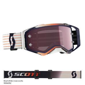 SCOTT PROSPECT AMPLIFIER GOGGLE BLUE/WHITE ROSE WORKS LENS SCOTT