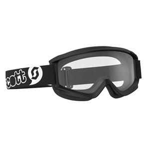 SCOTT YOUTH AGENT GOGGLE BLACK CLEAR LENS SCOTT