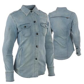SPEED & STRENGTH WOMENS SPEED SOCIETY SHIRT DENIM 