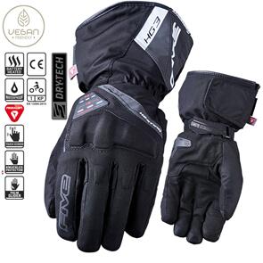 FIVE HG3 WOMENS EVO WP HEATED GLOVES BLACK