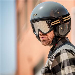 SCOTT 89X ERA GOGGLE BLACK/BEIGE SILVER CHROME LENS SCOTT