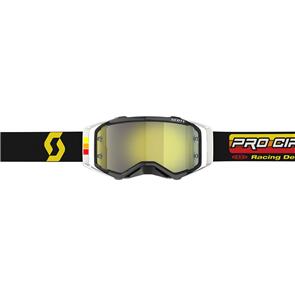 SCOTT PROSPECT GOGGLE PRO CIRCUIT BLACK/WHITE YELL CHROME WORKS