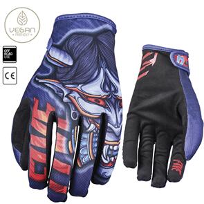 FIVE MXF4 DEMON MIDNIGHT/RED GLOVES OFF ROAD