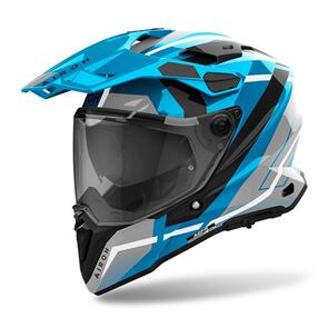 AIROH COMMANDER 2 MAVICK CERULEAN BLUE GLOSS HELMET 