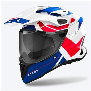 AIROH COMMANDER 2 REVEAL BLUE / RED GLOSS ADV HELMET
