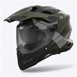 AIROH COMMANDER 2 REVEAL MILITARY GREEN MATTE HELMET 