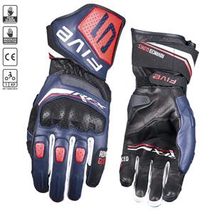 FIVE RFX SPORT EVO BLACK/BLUE/RED GLOVES