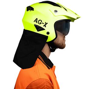 RXT AG-X FLURO YELLOW FARM HELMET