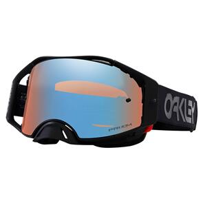 OAKLEY AIRBRAKE MX GOGGLE BLACKOUT B1B W/ PRIZM SAPPH OAKLEY