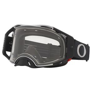 OAKLEY AIRBRAKE MX GOGGLE TUFF BLOCKS BLACK GUNMETAL W/ CLEAR LENS OAKLEY