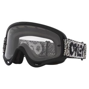 OAKLEY O-FRAME MX GOGGLE MOTO GREY CRACKLE W/CLEAR LENS OAKLEY