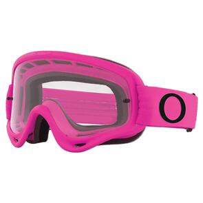 OAKLEY O-FRAME MX GOGGLE NEON PINK W/CLEAR LENS OAKLEY