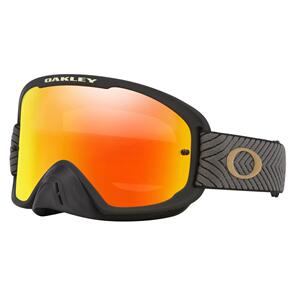 OAKLEY O-FRAME 2.0 PRO MX GOGGLE TEAM BLACK W/ FIRE IRIDIUM LENS OAKLEY